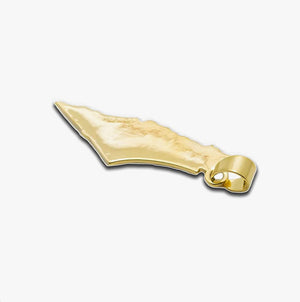 18k Gold Plated Israel Pendant
